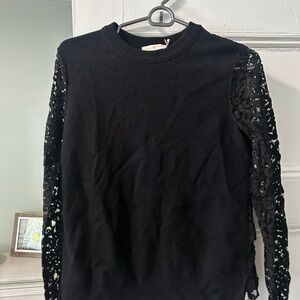 Tory Burch Black Knit Top